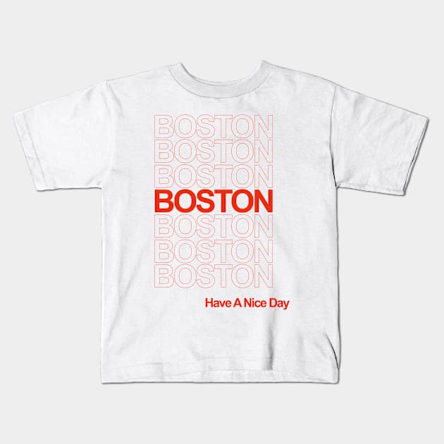 Thanks Boston Kids T-Shirt by xristiantj